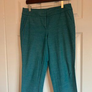 Ann Taylor Loft Teal Blue Ankle Pants/ Capris